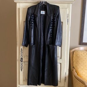 80s custom leather jacket/Vintage Carmel by the Sea